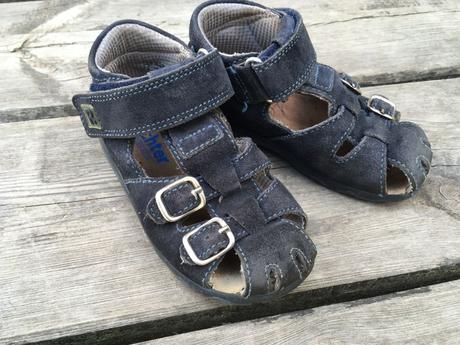 Kožené sandálky richter, vel. 25, richter,25