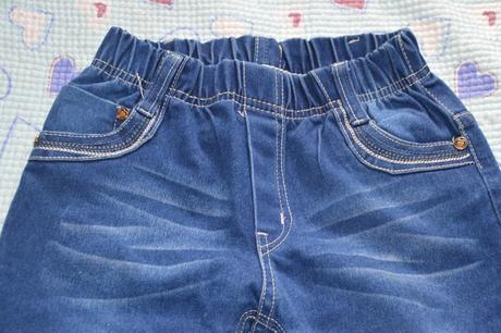 134 praktické elastické džíny rifle na gumu, 134