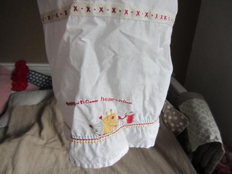 Látkové dětské stínitko na lampičku,