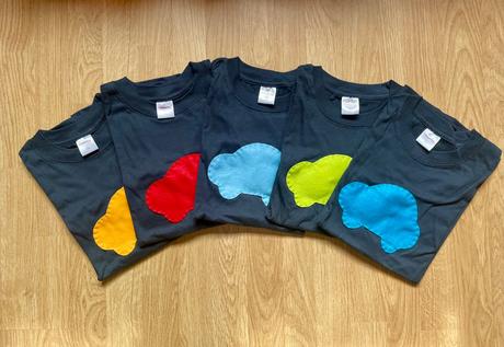 Pískací trička - handmade, 110 / 128 / 140 / 152