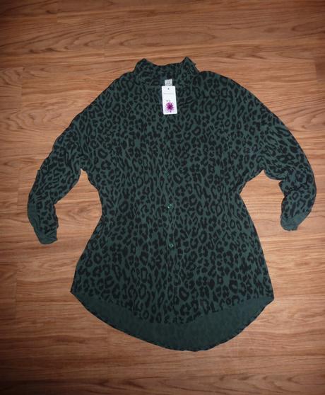 Propínací košile se vzorem vel.l/xl, 