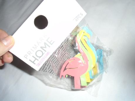 Držák ubrusu plameňák 4ks svorky,