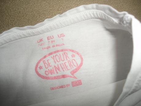 Bílé triko s potiskem f+f, vel. 7/8 let, f&f,122