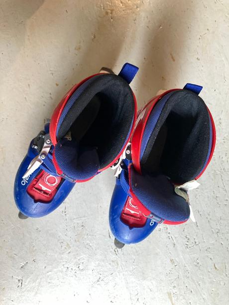 Rostoucí kolečkové brusle decathlon oxelo, 32