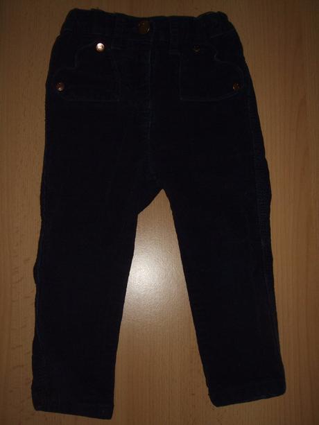 Elastické kordové kalhoty tu- nenošené, tu,80