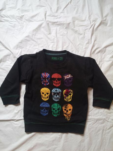 Mikina s lebkama, rebel,110