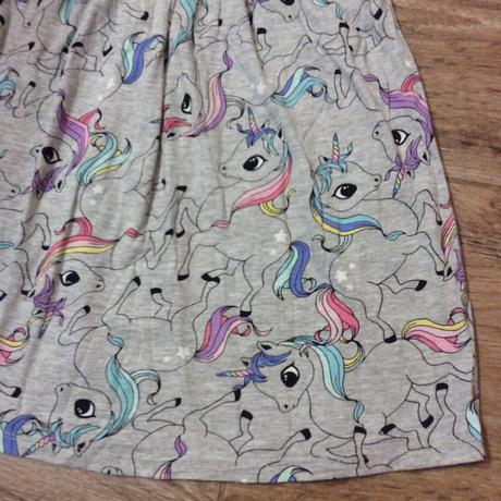 Bavlněné šaty s jednorožci zn. h&m, h&m,122