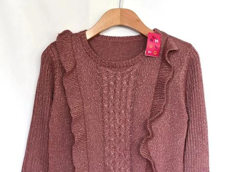 Svetr vel. 12 - 13 let, nutmeg,158
