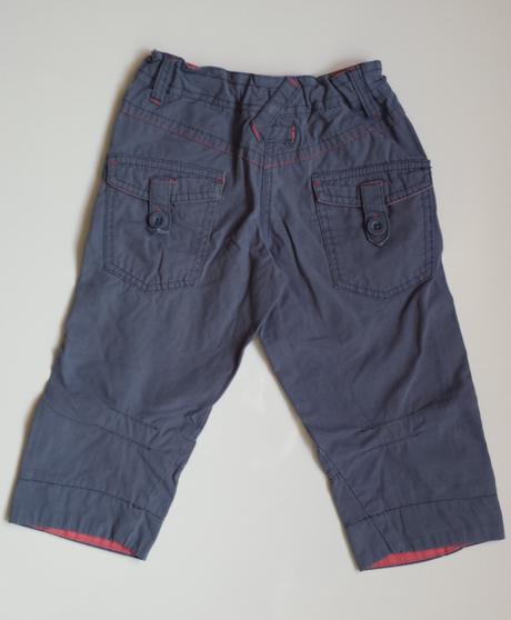 G46 dívčí 3/4 plátěné kalhoty opice vel. 110, next,110