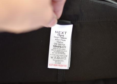 Společenské kalhoty vel. 15 let, next,170