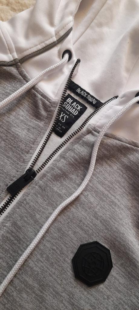 Black squad sportovní triko s kapucí, xs