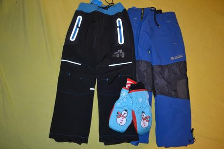 2x oteplené kalhoty kugo softshell,susťák,v.104, kugo,104