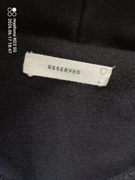 Mikina dlouhá zn."reserved" vel."l" i větší, reserved,l