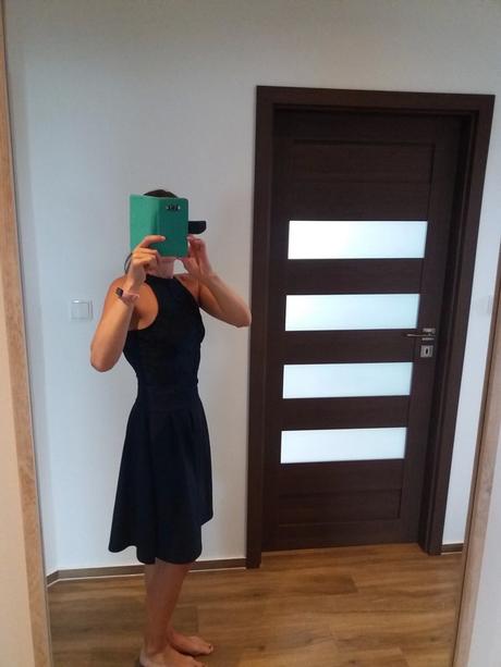 Tmavě modré šaty gate vel. xs/34, gate,xs