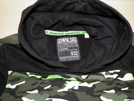 Top stav - klučičí černá mikina - vel.146/152, c&a,152