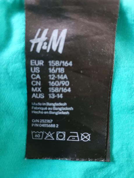 Slipy č.134/140, h&m,134