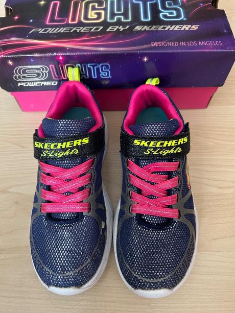 Boty - svítící tenisky skechers, skechers,30