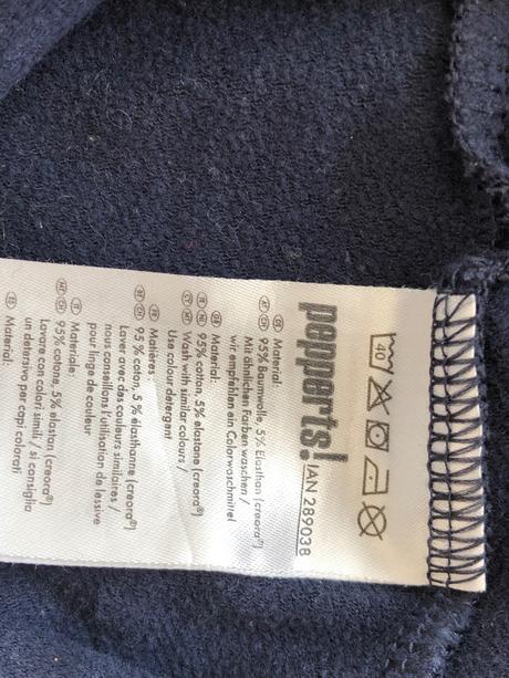 Modre dlouhé leginy 134/140 pepperts, pepperts,134