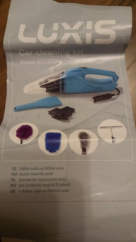 Vysavač do auta - 5ti dílná sada, 