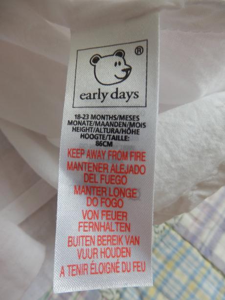 Bílé šaty se srdíčky a mašlí early days, 18-23 m, early days,92