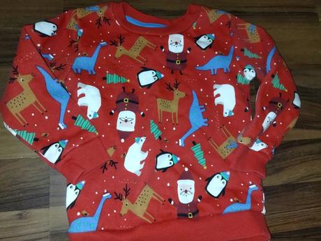 Vánoční mikina 92 st.bernard, 92