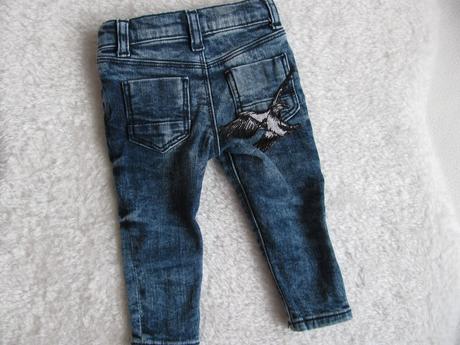 Parádní strečové džíny s náševkou, unisex, river island,68