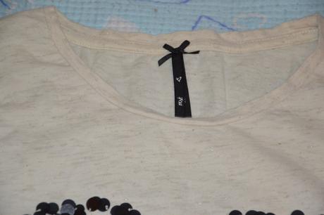 140 next bavlněné triko s flitry, next,140