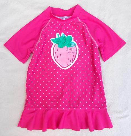 Jahůdkové plavkové triko vel. 110 / 116, topolino,110