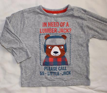 Am43. tričko s medvědem, 80