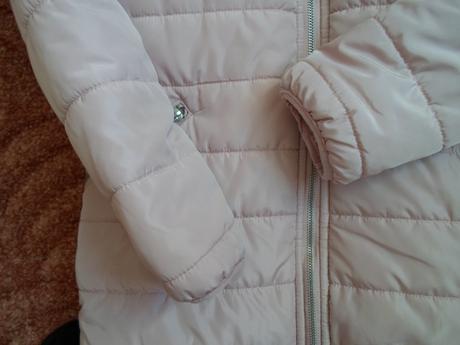 Růžová bunda bundička s kožíškem, pepco,152