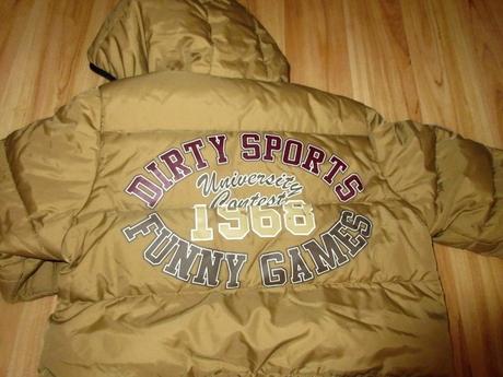 Zimní bunda s kapucí, benetton,116