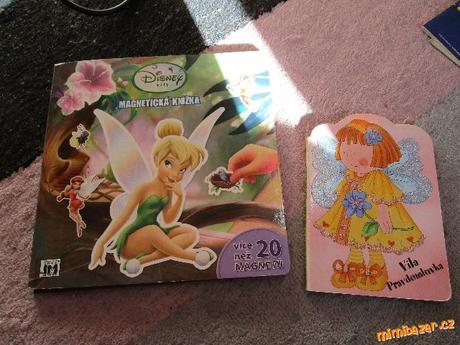 Magnetická vílí knížka pro holky,magnetky, víla, 