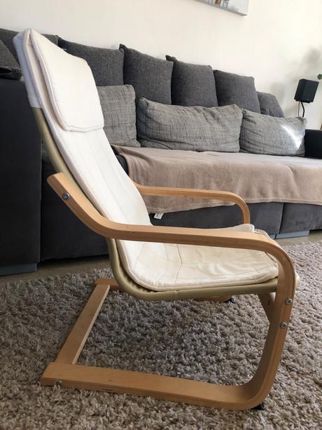 Poang dětské křeslo, březová dýha,