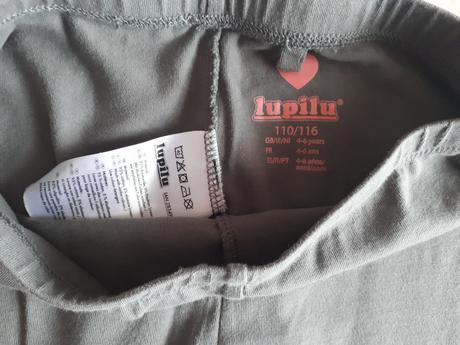 Dětské legíny, legínky, khaki, vel.110/116, lupilu, lupilu,110