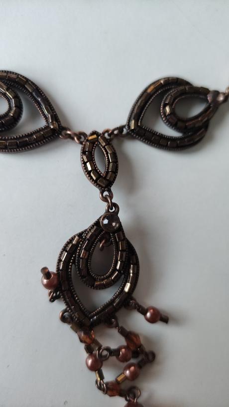 Sada šperků měděné barvy, avon