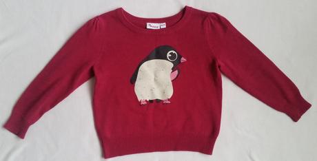 Dětský svetr, svetřík s tučňákem, vel.86/92, impidimpi,86