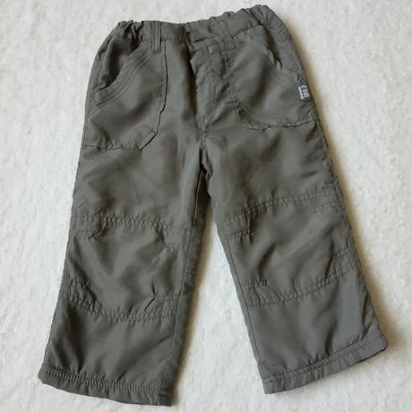 Zateplené kalhoty 1-2roky, okay,86