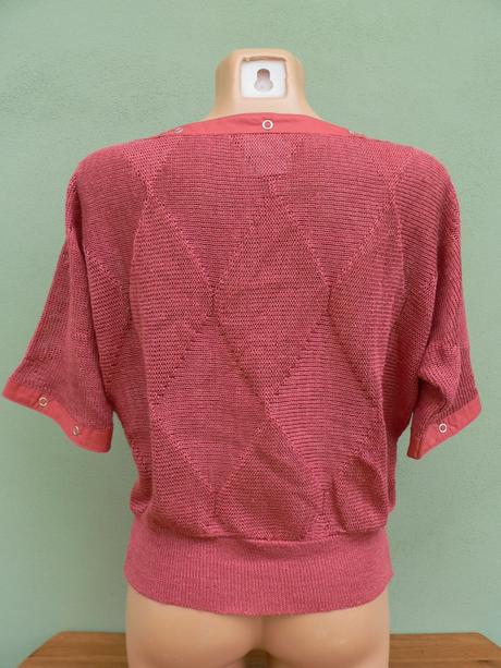 Cihlový svetřík top macho - vel.36/38, 36