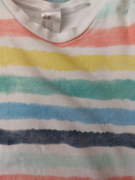 Tričko proužky, h&m,74