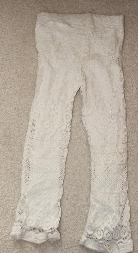 Op774. krajkové kalhoty 4-5 let, h&m,110