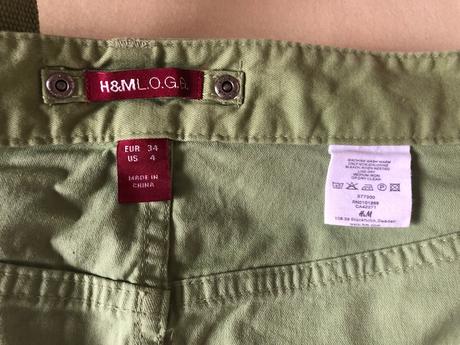 Set v zelene barve, sukne,top,triko 34, h&m,34