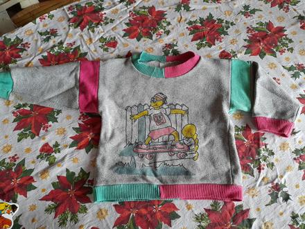 Mikina starší barevná unisex daruji, 86