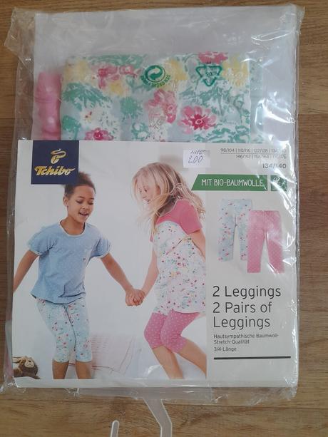 2x leginy tcm, vel 134/140, tcm,134