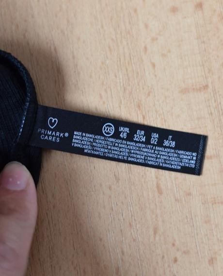 Tílko vel. xxs, primark,xs