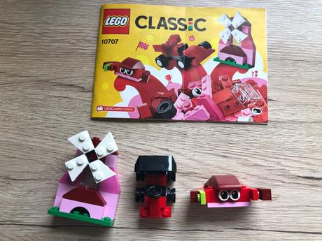 Lego classic 10707 červený kreativní box, 