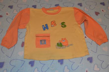 Příjemné bavněné triko dl. rukáv, 104