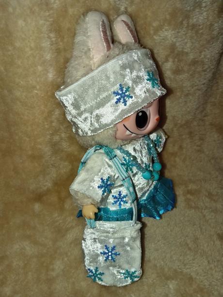 Sada k oblékání pro labubu - ledové království,