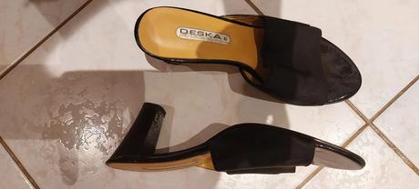 Kožené pantofle deska vel. 38, 38