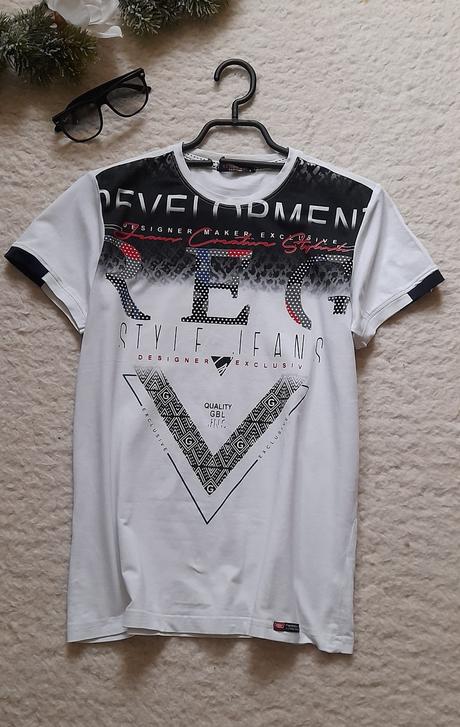 Red down juniorské stylové tričko, s