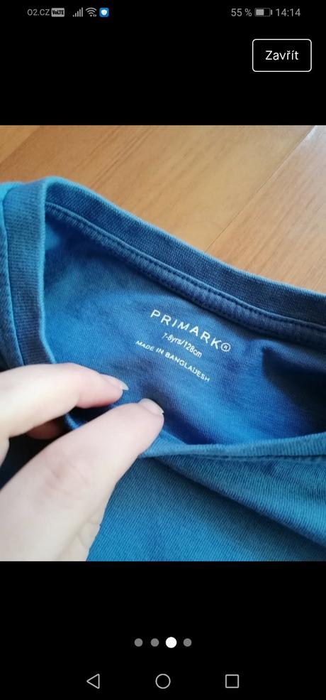 Dětské tričko, primark, primark,128